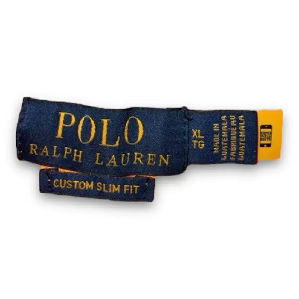 Polo Ralph Lauren Sailing Orange Pique Polo Shirt Size XL